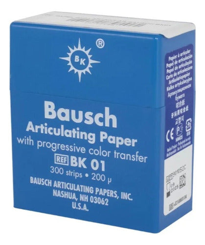 Bausch Articulating Paper X300 Sheets 200 Microns 2