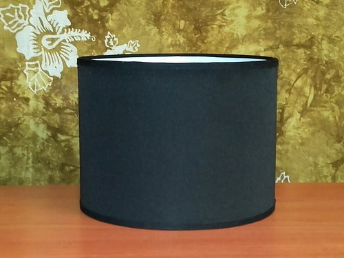 Black Floor Lamp Shade 20-20/15 cm Height 3