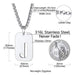 Richsteel Collar With Initial Pendant Dog Tag 4