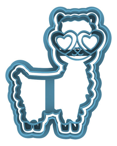 Neta3D 2013 Llama Love Cookie Cutter 0