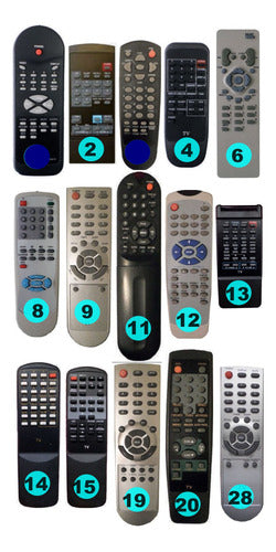 Control Remoto Tv Panavox Directo No Universal Envio 0