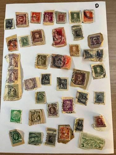 Colección De 40 Sellos Antiguos D 0