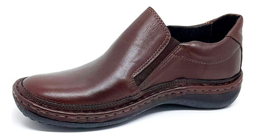 ByB Zapato Cuero Hombre Cosido Acolchado Superconfort 4