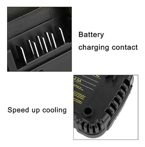 Powilling Dcb112 Dcb118 Lithium Ion Battery Charger 4