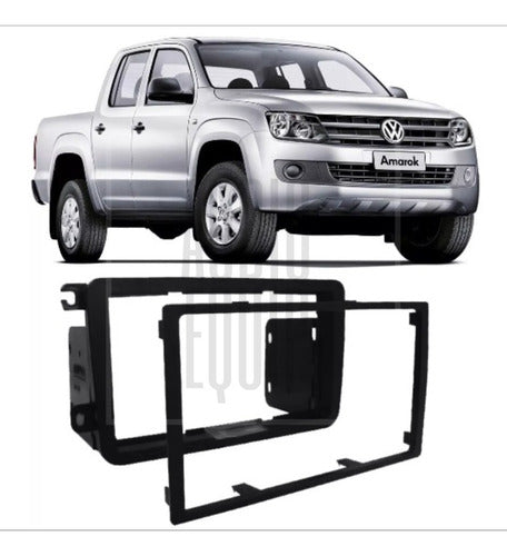 Marco Adaptador 2 Din Vw Amarok Original 0