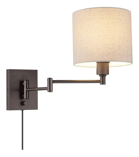 Globe Electric 51628 Anderson 1-Light Plug-in Wall Sconce 1