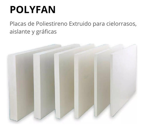 Polyfan Polyfan Corporeas Plaque 1250x600x20mm Density 33 Kg 2