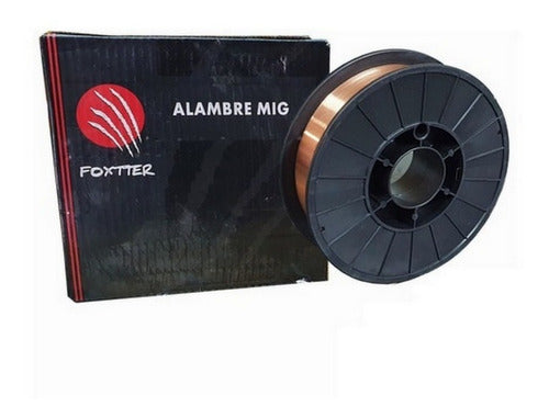 Foxter Rollo Alambre Mig 5 Kg 0.8mm Industrial 0