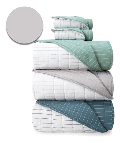 Palette Set Cubrecama Birmania + Queen Size Pillowcase 2 ½ Pl 2