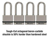 Master Lock Magnum Solid Steel Padlock 134 in Width M530XQLH Pack of 4 2