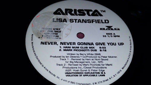 Lisa Stansfield Never Never Gonna Give You Up Promo Usa 1997 0