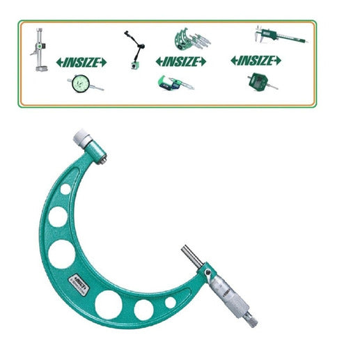 Insize Micrometro De Exterior 100-125 Mm Mod. 3203-125A 1