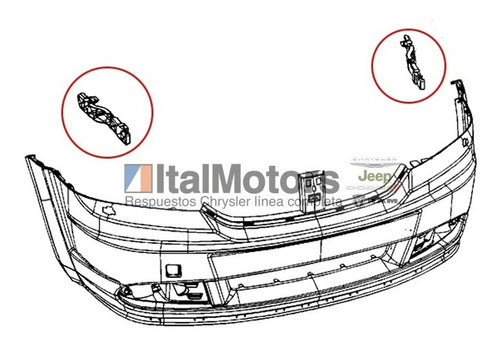 Mopar Front Bumper Support Dodge Journey 2