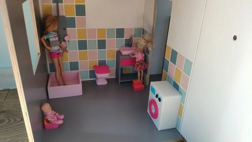 Complete Barbie Doll House Bathroom Kit Set x 11 Pieces 1
