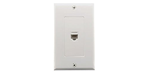 Puerto Cat6 Placa De Pared Y Keystone Yomyrayhu Jack Rj45 Et 4