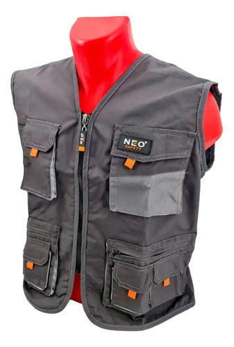 Neo Safety Reinforced Work Vest with Pockets 2