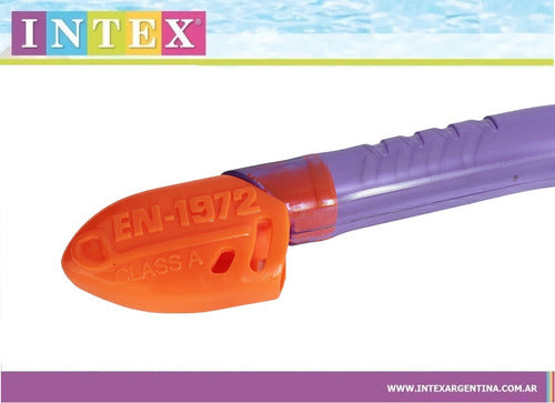 Máscara Para Buceo Set Con Snorkel Wave Rider Adulto  Intex 7