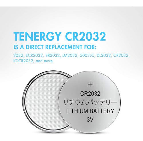 Tenergy Bateras Cr2032 De 3 V, Pila De Moneda De Botn De Lit 4