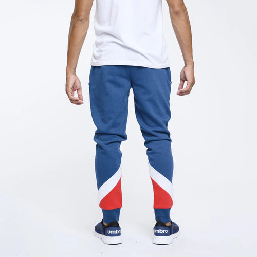 Umbro Pantalón Nacional Hombre Stadia Azul Blanco Rojo - Me 3