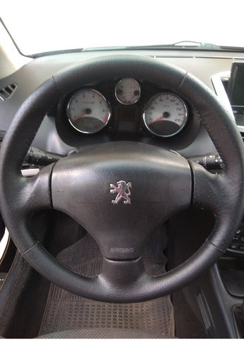 JL Peugeot 206/207 Steering Wheel Retrimmed with Microperforated Material 0