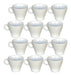 Pack X12 Tazas De Te Conica Porcelana Tsuji Línea 1600 0