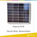 Monocrystalline Solar Panel 60W 12V Hissuma 6