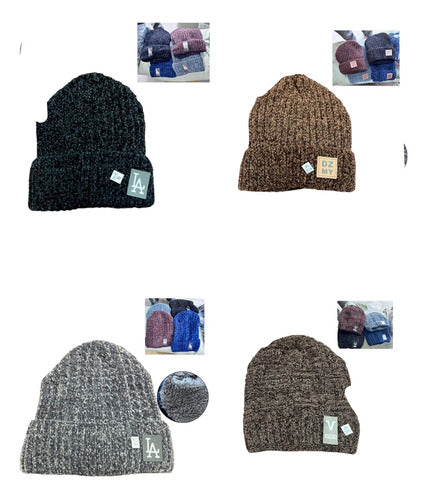 JALUBAZAR Winter Beanie Hats Wholesale Variety Pack of 12 2