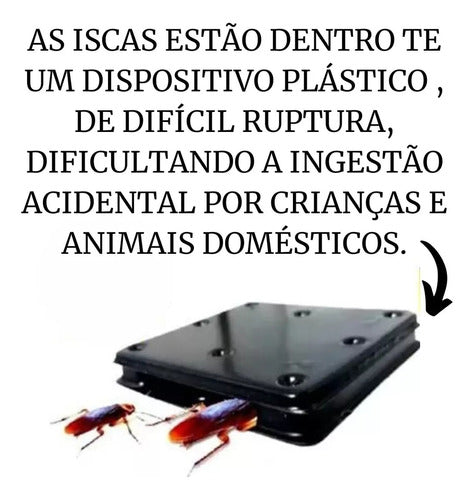 Armadilha Isca Mata Baratas No Ninho Mortein Caixa C/ 6 Isca 3