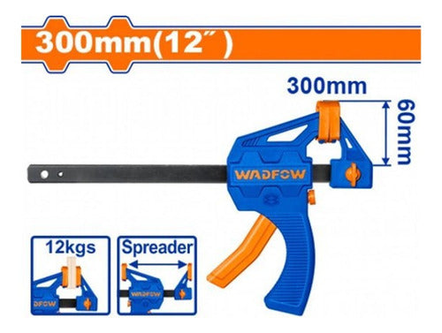 Wadfow Prensa Sargento Automático 12 - WCP4312 2