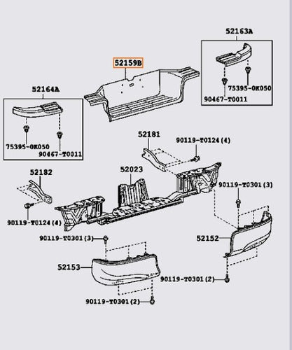 Original Rear Bumper Step for Toyota Hilux 2016/23 6