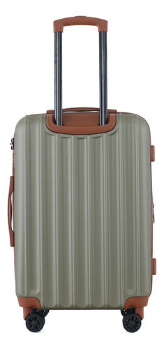 Medium 24-inch Expandable Hard Shell Suitcase with 4 360° Wheels and Built-in Lock - Elegant Design 22