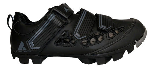 Factory Trail Mountain Biking Shoes Black/Grey 0