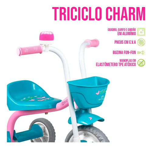 Triciclo Tico-tico Infantil Motoca Motoquinha Velotrol Pedal 1