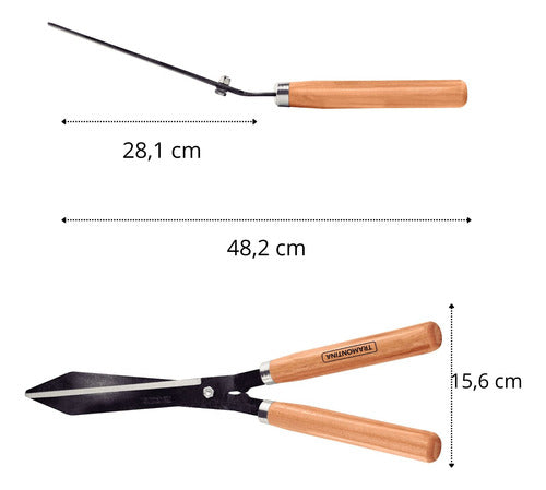 Tramontina Gardening Hedge and Branch Pruning Scissors Kit 4