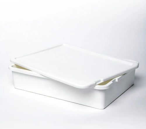 Piedras Refractarias Kitchen Caja Plastica Con Tapa Fermentado Leudado De Masas Mediana 0