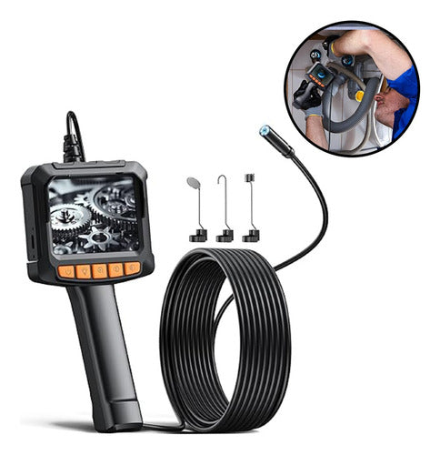 Duaitek Borescope Inspection Camera with LED Submersible Tip USB 0