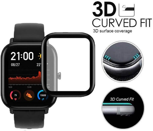 Armis Full 5D PMMA Screen Protector Compatible with Amazfit GTS 2