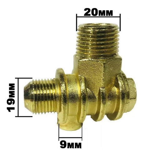 MAQUITOOLS Large Anti-Return Valve Replacement for 100L Compressors and Up 1