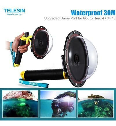 Telesin Underwater 30m Dome Port Kit Para Gopro Hero 4/3 / 3 1