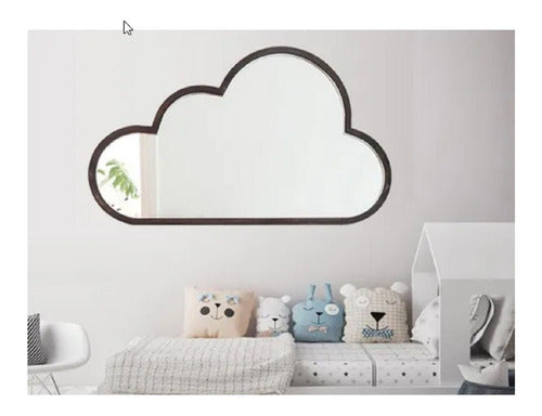 Plotemax Irrompible Nube Acrylic Mirror 50 cm X 30 cm with Frame 1