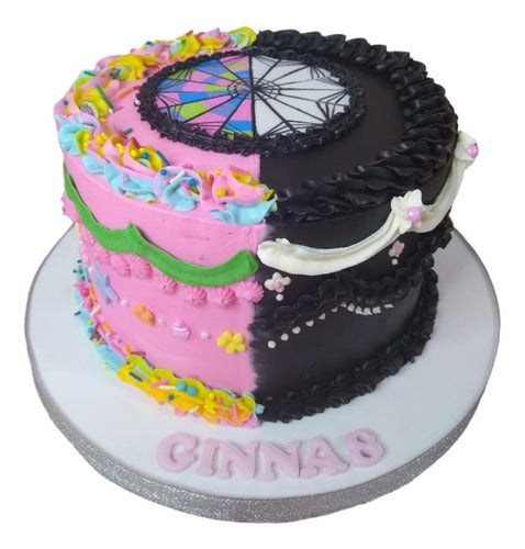 Sweethomecakes2019 Torta Decorada Merlina Y Todas Las Temáticas, Personalizada 1