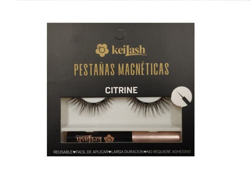 Keilash Magnetic Eyelashes - 1 Pair + Magnetic Eyeliner 1