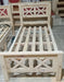 Solid Pine Greek Style Single Bed in Cross Design, 3 X 3 Legs 0