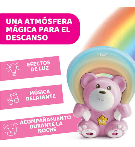 Chicco Rainbow Bear Projector with Melodies 45892 3