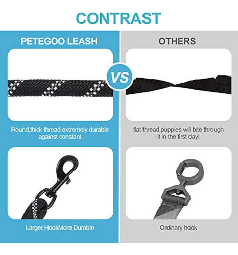 Petmegoo - Durable Reflective Leash, Tangle-Proof 4