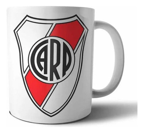 Taza Plastica Sublimada Escudo River Plate #255 0