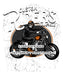 Kyori Designs Megapack Motorbikers, Barberia & BMX Stamps 7