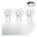 Blanco Winomo 6pcs Fuerte Adhesivo Sin Dejar Huellas Elefant 0