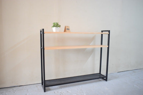 Dragodisegno Nordic Industrial Entryway Dresser 100x20x90 cm 3