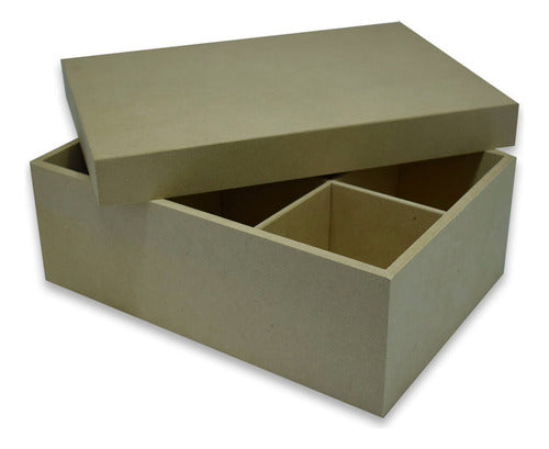 El Taller de Jorge Tea Box with Lid - 6 Compartments 0